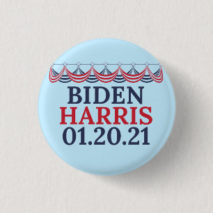 Invigningsdagen för Joe Biden Kamala Harris Knapp