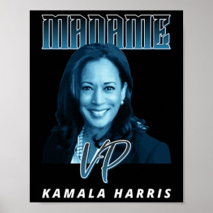 Invigningsdagen Fru Vice president Kamala Harri Poster