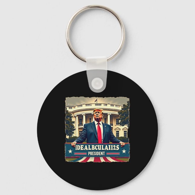 Invigningsdagen President Donald Trump 2025 Nyckelring (Framsida)