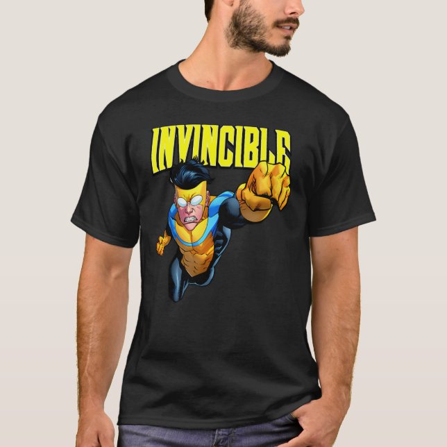 Invin Cible Comic Anime T Shirt (Framsida)