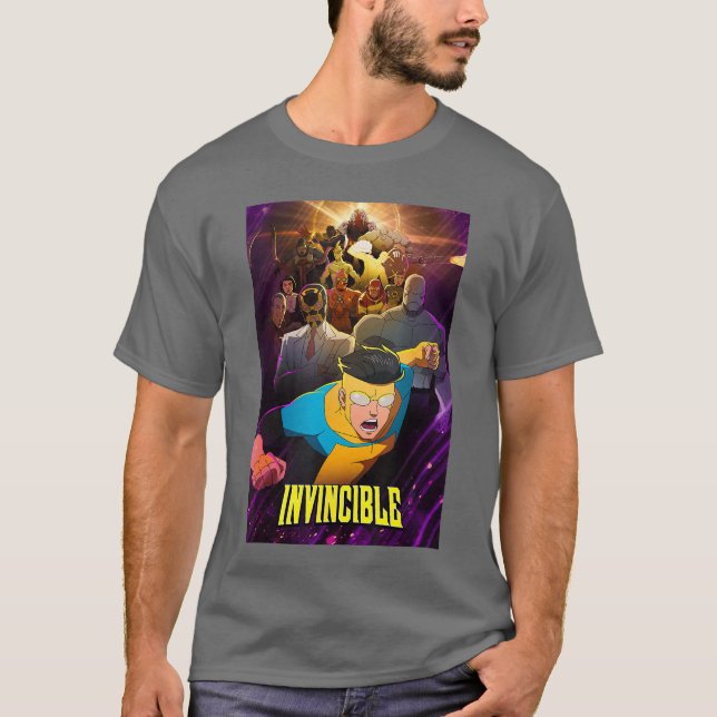 Invincible Guardians ofhe Globe VS Machine Head Po T Shirt (Framsida)