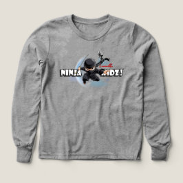 Invincible Ninja Kidz | Kids Tri-blend Long Sleeve T Shirt