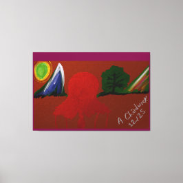 Invisible Girl Trapped in Another Universe Canvastryck