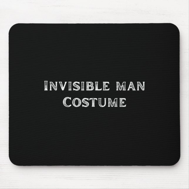 Invisible Man Costume Funny Lazy Halloween Party  Musmatta (Framsidan)