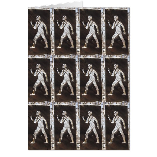 INVISIBLE MAN  NOTECARD OBS KORT (Framsidan)