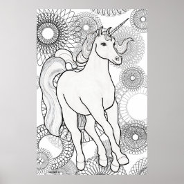 Invisible Unicorn Poster