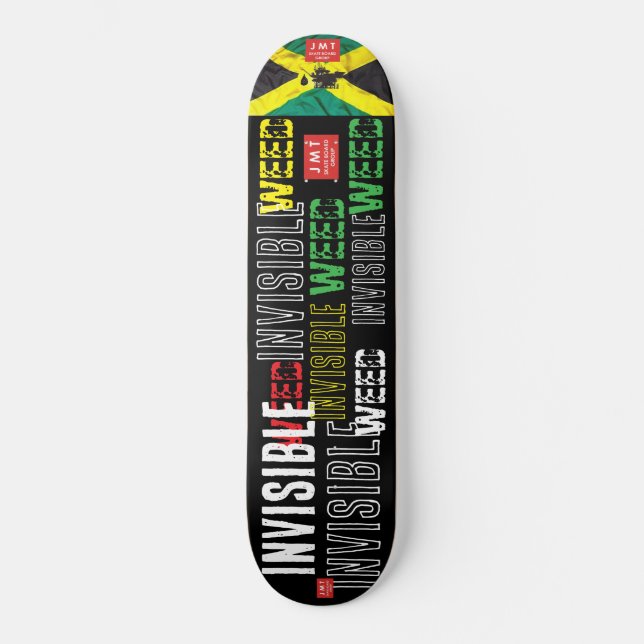 INVISIBLE WEED. JMT Skateboard (Framsida)
