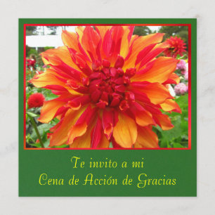 Invitación - Cena de Acción de Gracias Inbjudningar