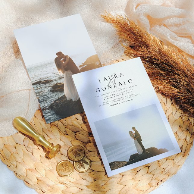 Invitación de Boda Elegante y Sencilla Inbjudningar (Skapare uppladdad)