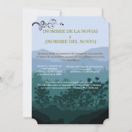Invitación de Boda Rústica Elegante Inbjudningar