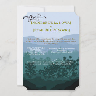 Invitación de Boda Rústica Elegante Inbjudningar