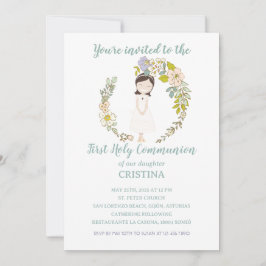 Invitación de Comunión CRISTINA Inbjudningar