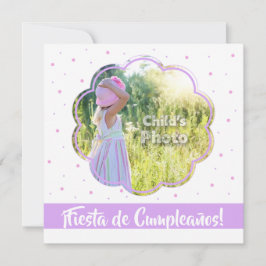 Invitación de Cumpleaños 5.25" x 5.25" Inbjudningar