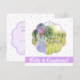 Invitación de Cumpleaños 5.25" x 5.25" Inbjudningar