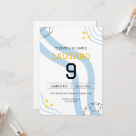Invitación de cumpleaños Argentina Inbjudningar