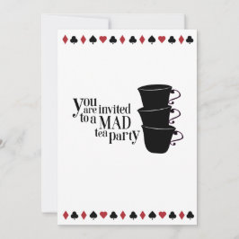 Invitación editable Wonderland Inbjudningar