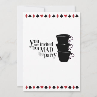 Invitación editable Wonderland Inbjudningar