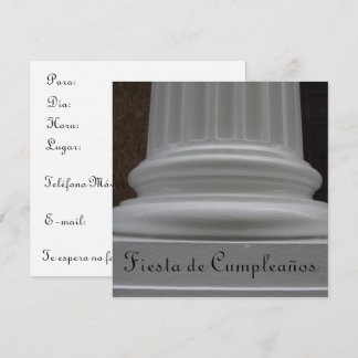 Invitación - Fiesta de Cumpleaños Inbjudningar