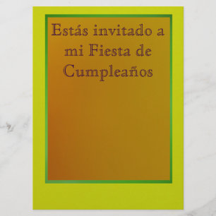 Invitación - Fiesta de Cumpleaños Inbjudningar