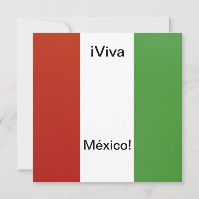 Invitación - Fiesta de Cumpleaños - ¡ Viva México! Inbjudningar (Framsida)