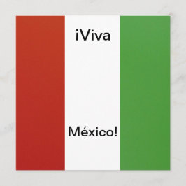 Invitación - Fiesta de Cumpleaños - ¡ Viva México! Inbjudningar