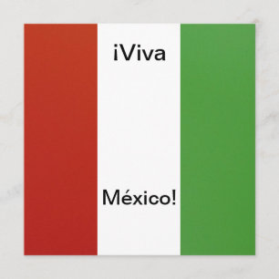 Invitación - Fiesta de Cumpleaños - ¡ Viva México! Inbjudningar