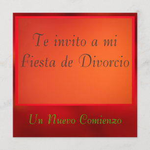 Invitación - Fiesta de Divorcio Inbjudningar