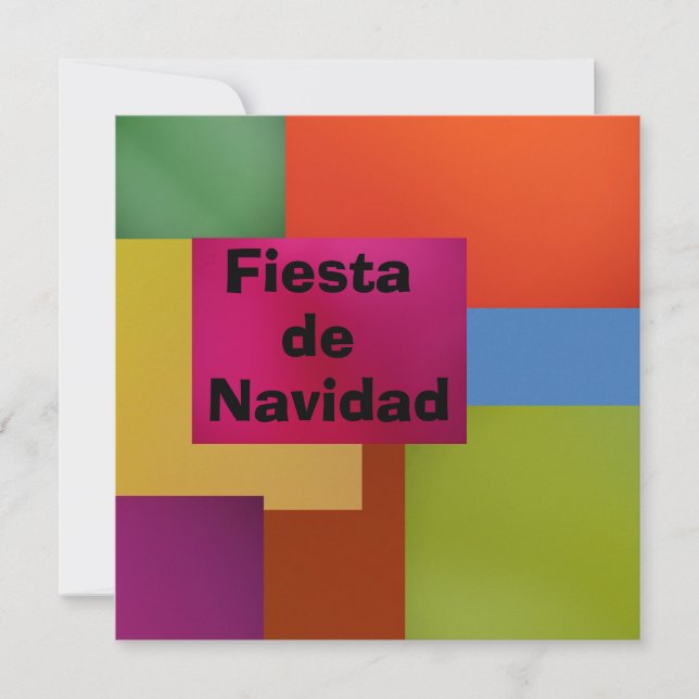 Invitación - Fiesta de Navidad Inbjudningar (Framsida)