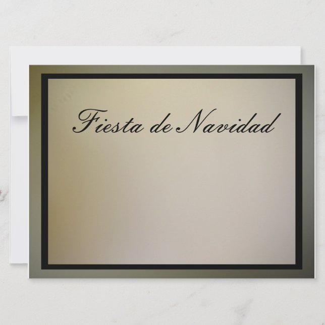 Invitación - Fiesta de Navidad Inbjudningar (Framsida)