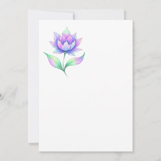 Invitacion flor multicolor inbjudningar