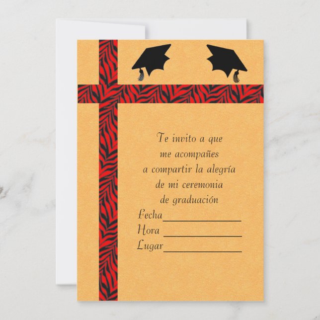 Invitacion Graduacion 1 Inbjudningar (Framsida)