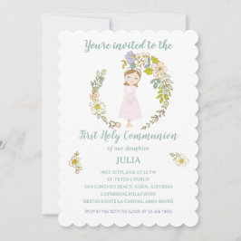 Invitación JULIA Primera Comunión Inbjudningar