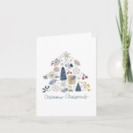Invitación navideña estilo nórdico inbjudan
