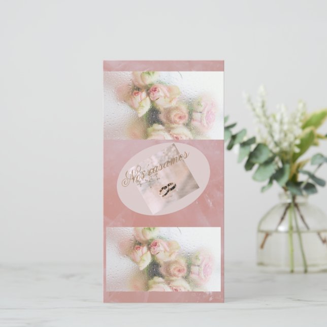 invitación para boda julkort (Stående Fram)