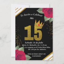 Invitacion para quinceañera 