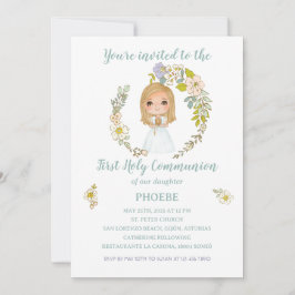 Invitación PHOEBE Primera Comunión Inbjudningar