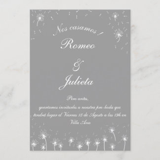 invitación pre-boda diente de león inbjudningar