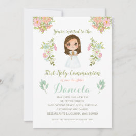 Invitación Primera Comunión DANIELA Inbjudningar