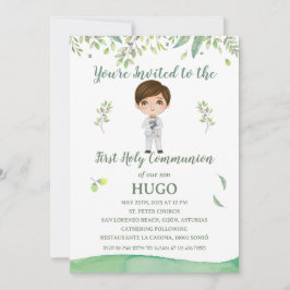 Invitación Primera Comunión HUGO Inbjudningar