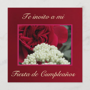 Invitación - Te invito a mi Fiesta de Cumpleaños Inbjudningar