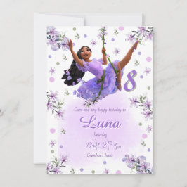 Invitación Template Isabella's Birthday Invitation Inbjudningar