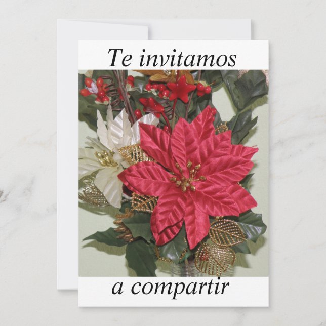 invitacionfiesta de Navidad Inbjudningar (Framsida)