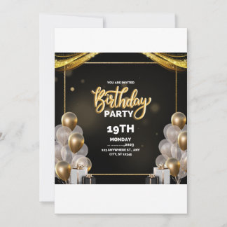 INVITATATION BIRTHDAT 19:E INBJUDNINGAR