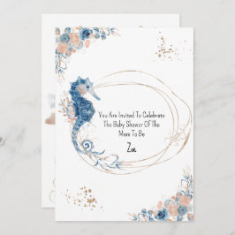 Invitation (12,7 x 17,8 cm) - Baby Shower Inbjudningar
