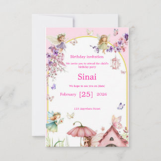 Invitation: A special children's birthday invitati Inbjudningar