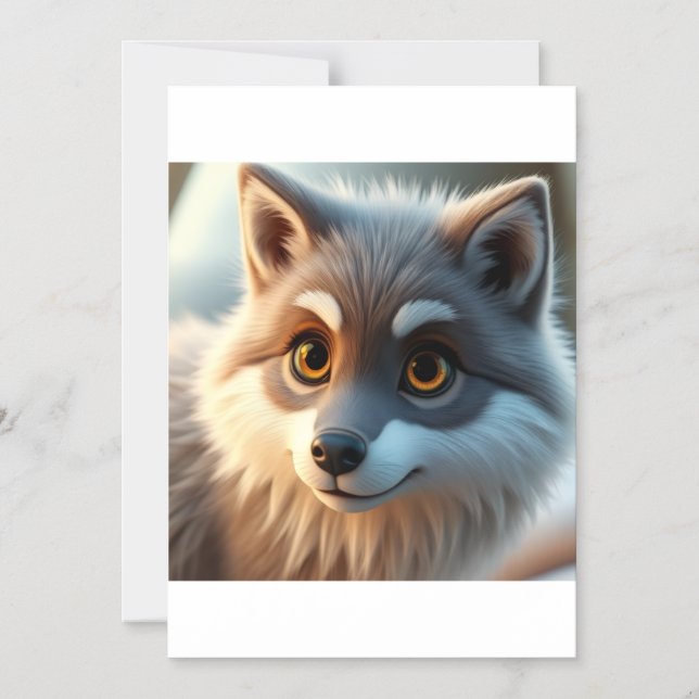 Invitation & announcement  magnetisk inbjudningskort (Framsida)