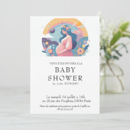 Invitation baby shower en français inbjudningar