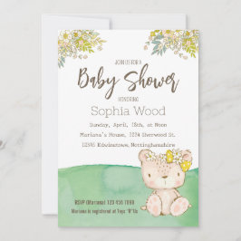 Invitation Baby Shower Little Bear Inbjudningar