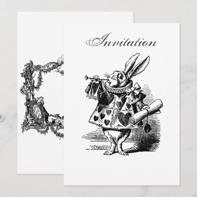Invitation card – Einladung Inbjudningar (Fram/baksida)