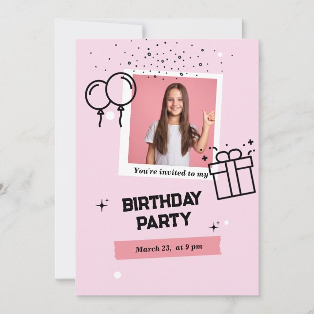 Invitation card  inbjudningar (Framsida)